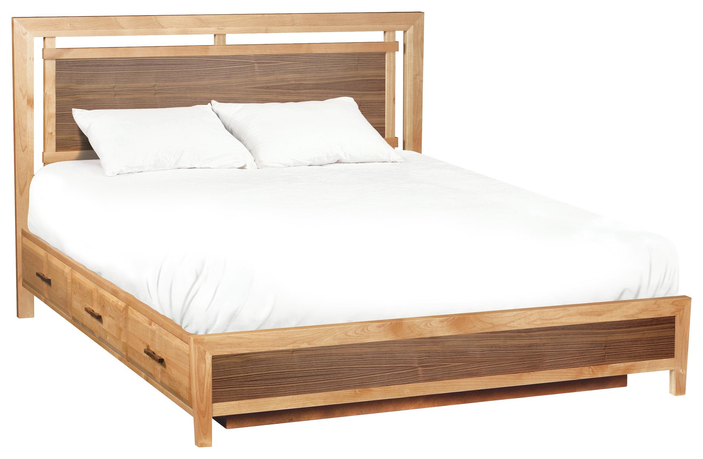 Whittier Wood Addison King Panel Storage Bed Crowley Furniture
